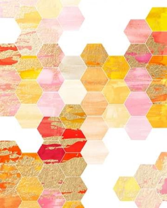 Hex Colored Canvas Art - Amy Cummings (24 x 30)