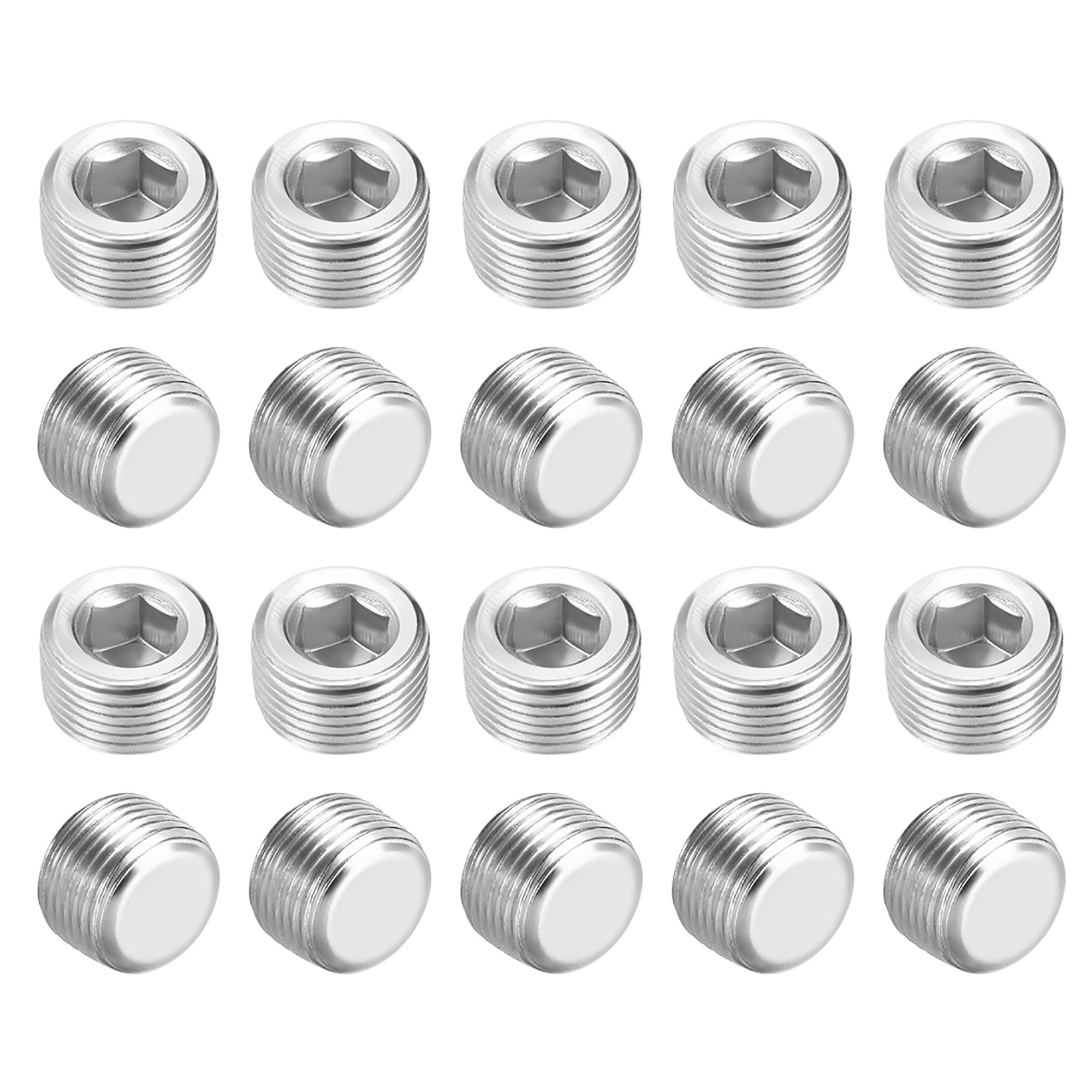 Hex Counter Sunk Plug, Air Pipe Fitting 3/8
