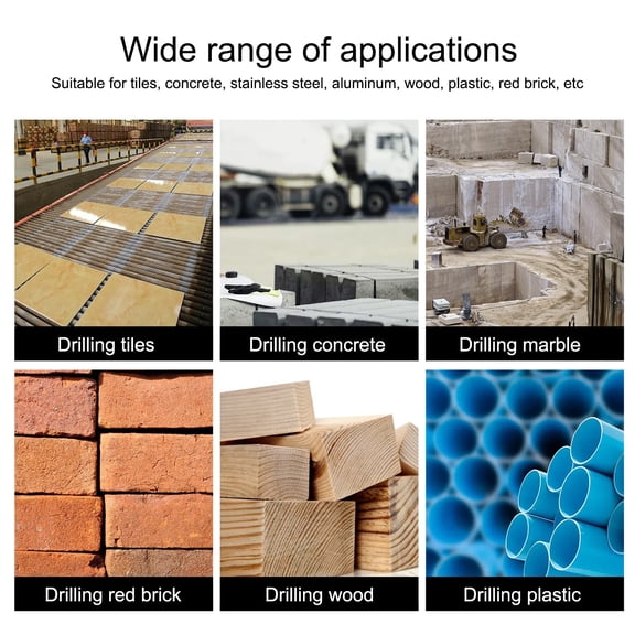 Hex Cross Triangle Drill Bit For All Ceramic Vitrified Tile Glass Marble Granite 6Mm 8Mm Hard Alloy Drill Bit For Electric Drill 6Mm Smile Home