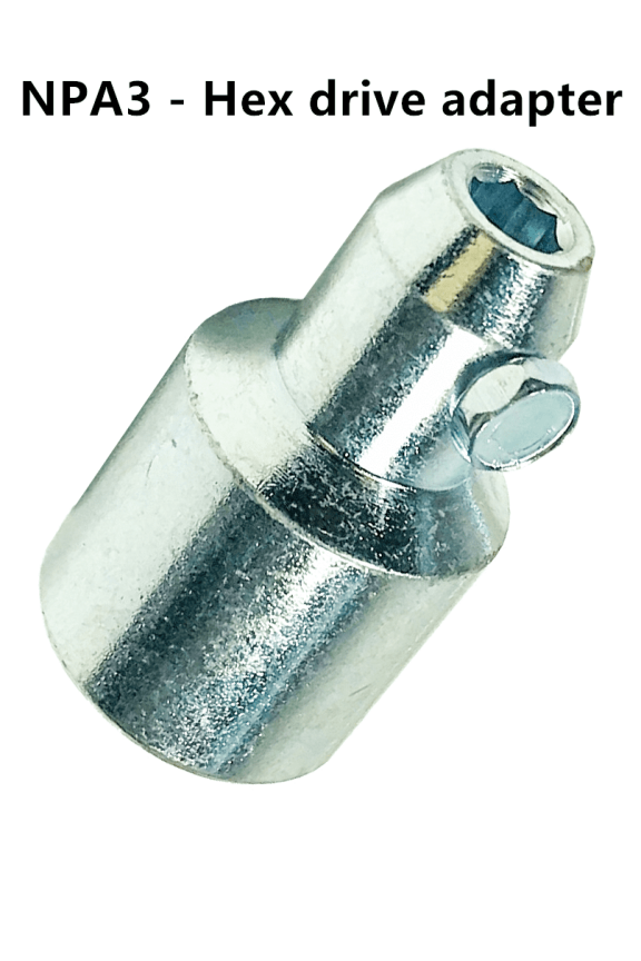 Hex Drive Adapter for Multi-Purpose Multi-Function Multi-Task Telescopic Ceiling Lag-Pole,Installing Overhead Eye Lag Screws Purlin Clip J-Hooks Threaded Pencil Rods Duct Straps Electrical Drops