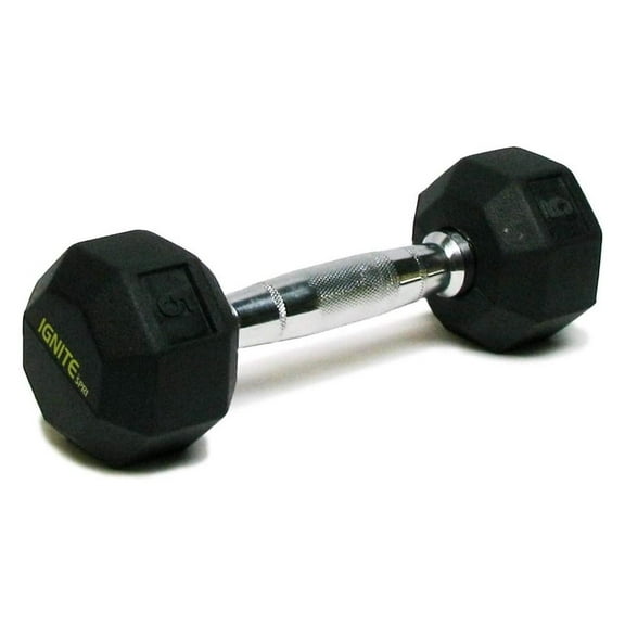 Hex Dumbbell (5 lb, Black)