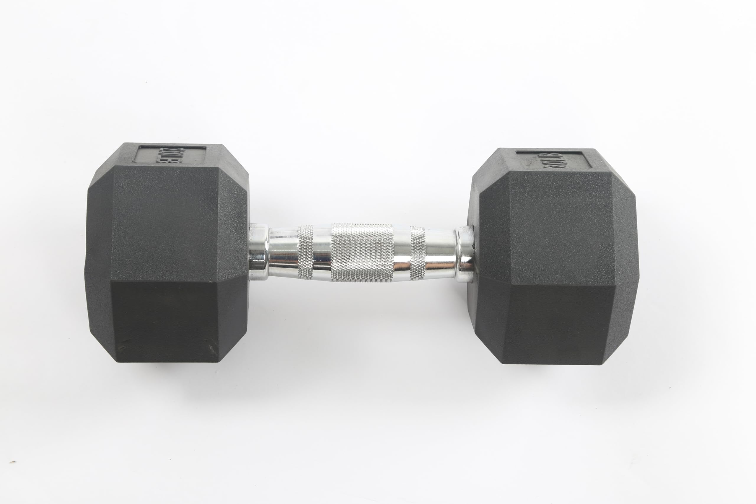 Hex Dumbbell Set, Rubber Encased Exercise & Fitness Dumbbells for Home Gym, Hand Weights for Strength Training, in Multiple Weights