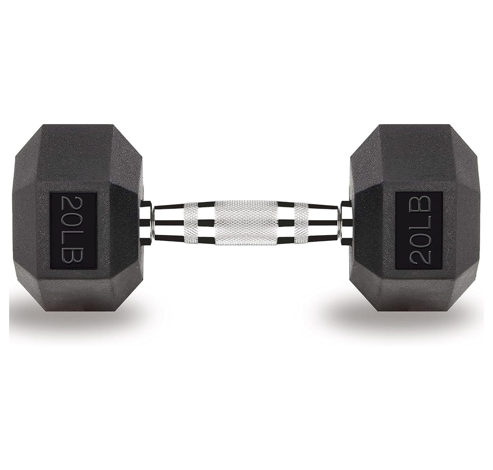 Hex Dumbbells 5,10,15,20,25,30,40 LB Exercise & Fitness Weights Dumbbell For Women & Men Free Weights Rubber Coated cast Iron Set