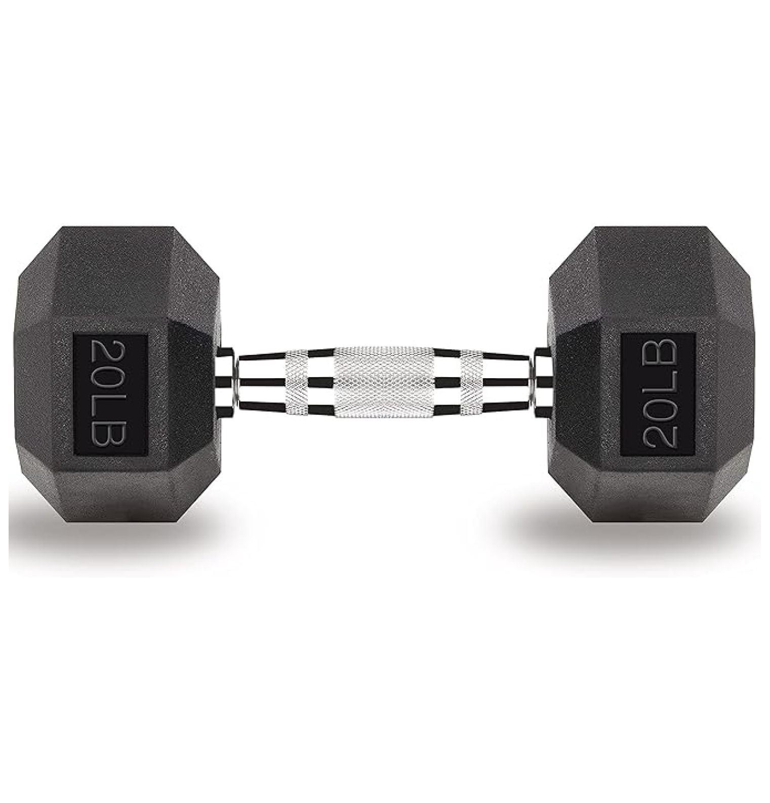 Hex Dumbbells 5,10,15,20,25,30,40 LB Exercise & Fitness Weights Dumbbell For Women & Men Free Weights Rubber Coated cast Iron Set