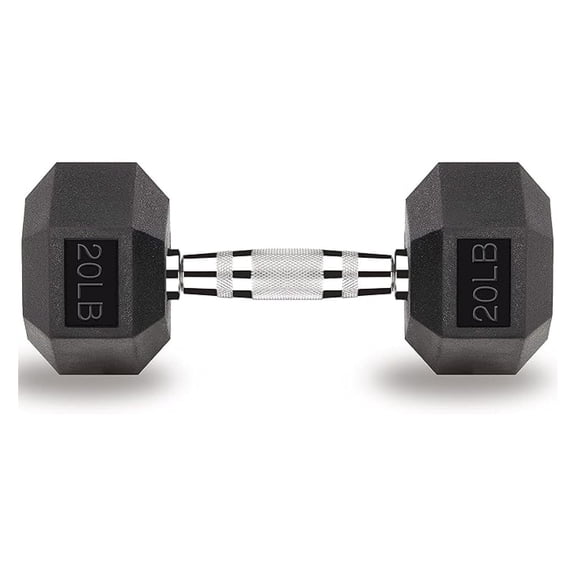 Hex Dumbbells 5,10,15,20,25,30,40 LB Exercise & Fitness Weights Dumbbell For Women & Men Free Weights Rubber Coated cast Iron Set
