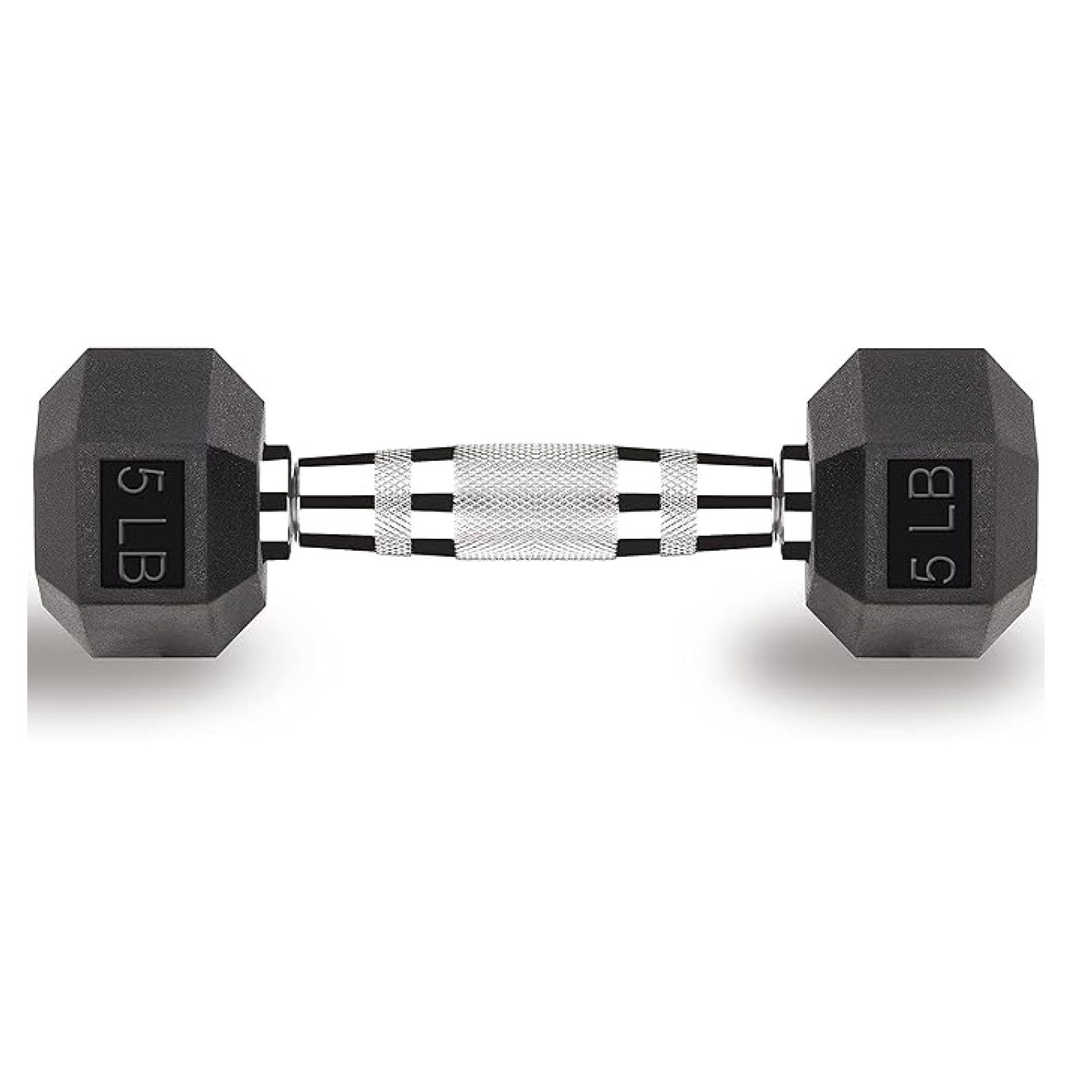 Hex Dumbbells 5,10,15,20,25,30,40 LB Exercise & Fitness Weights Dumbbell For Women & Men Free Weights Rubber Coated cast Iron Set