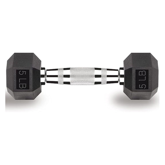 Hex Dumbbells 5,10,15,20,25,30,40 LB Exercise & Fitness Weights Dumbbell For Women & Men Free Weights Rubber Coated cast Iron Set