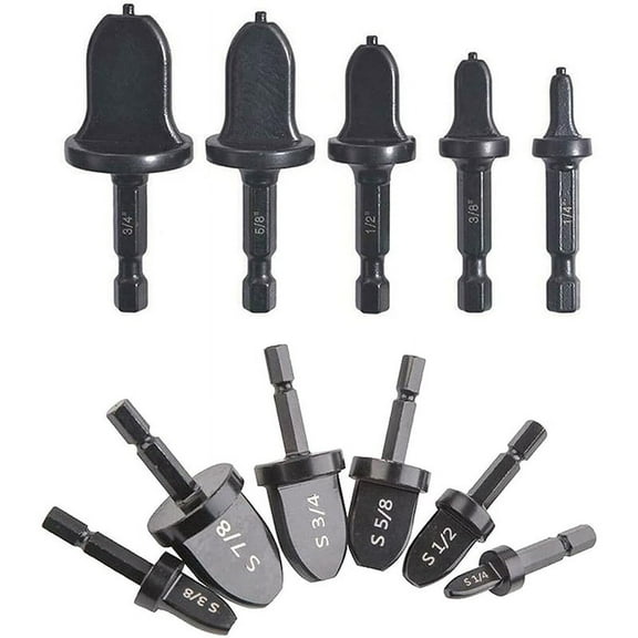 Hex Handle Air Conditioner Copper Pipe Swaging Tool, Swaging Tool Drill Bit Set Tube Flaring Tool Expander Repairing Set