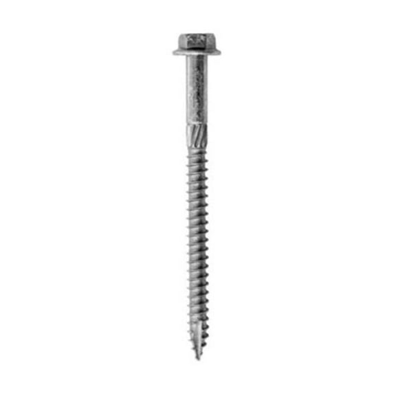 Hex Head Wood Screws 0.25 x 3.5 in.