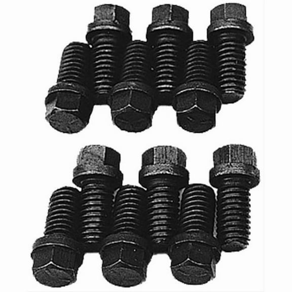 Hex Header Bolts, Black