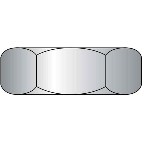 Nylon Insert Lock Nut - NE - 1/4-28 - Low Carbon Steel - Zinc CR+3 - UNF - Pkg o