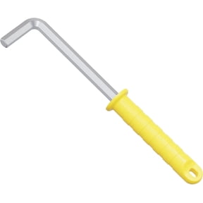 19mm Hex Key Allen Wrench, Internal Hexagonal Wrench, L Shaped Long Arm CR-V Repairing Tool with Plastic Handle