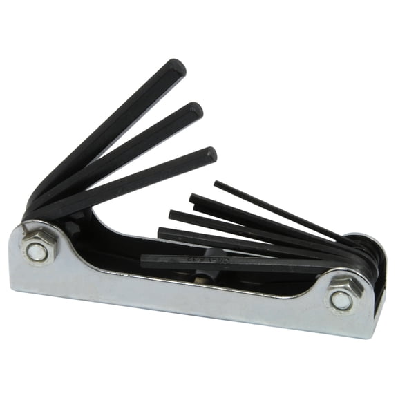 Hex Key Set Folding 9pc 5/64 .in - 1/4