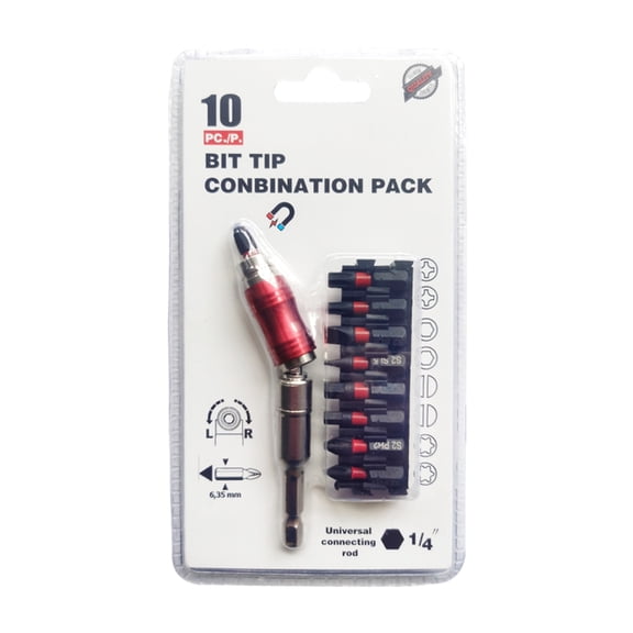 Hex Magnetic Rings Screwdriver Bit Drill Extension Rod Quick Change Holder Drive Guide Screw Drill Tip Hand Tool Drill