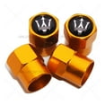 thumbnail image 1 of Hex Maserati Logo Emblem Car Wheels Tire Air Valve Caps Stem Dust Cover Sport, 1 of 6