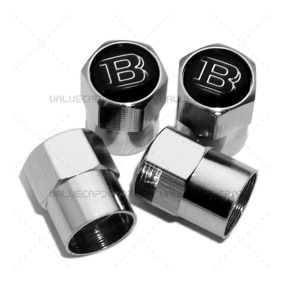 Hex Mercedes Brabus AMG Car Wheels Tire Air Valve Caps Stem Dust Cover Sport