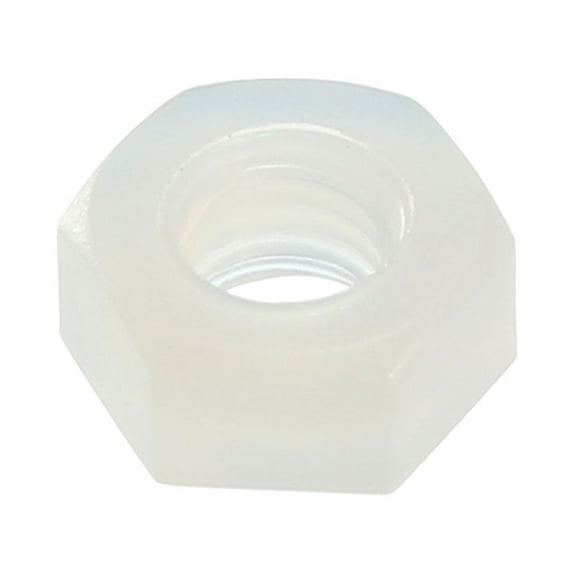 Hex Nut, Metric Nylon M3 Thread Hexagon Nuts White 100 Pack