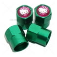 thumbnail image 1 of Hex Pink Hello Kitty Logo Car SUV Wheels Tire Air Valve Caps Stem Dust Cover, 1 of 6
