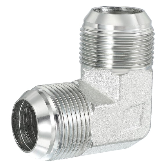 Hex Reducing Nipple Connectors Pipe Adapter 1 5/16" Male 37° Flare JIC x 1 5/16" Male 90° Adapter Fitting