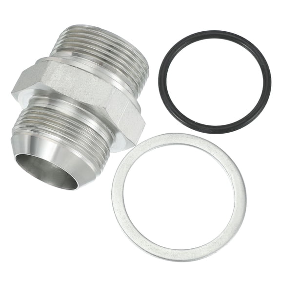 Hex Reducing Nipple Connectors Pipe Adapter 1 5/8" Male 37 Flare JIC x G1 1/4" Male, Pipe Fitting Reducer
