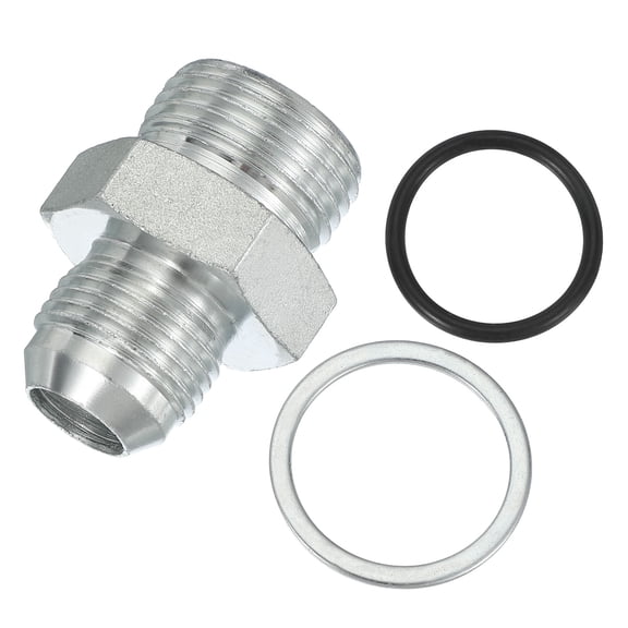 Hex Reducing Nipple Connectors Pipe Adapter 7/8" Male 37 Flare JIC x G3/4" Male, Pipe Fitting Reducer