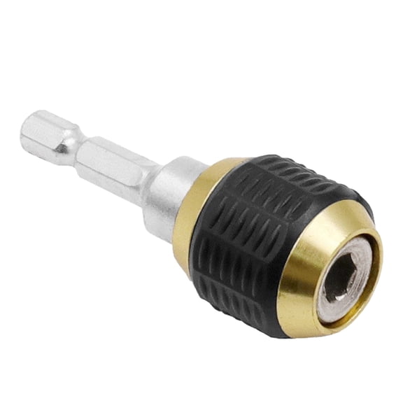Hex Shaft Quick Change Adapter For Power Drill 1/4in Hex Shank Bit Adapter Mag Netic Hexagonal Quick Release Self L Ocking Extension Rod Adapter Fits Drills & Drivers
