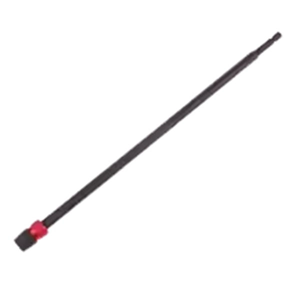 Hex Shank 12-Inch Dual-Lock Extension, Quick-Release Locking Mechanism, for Impact Drivers and Drills