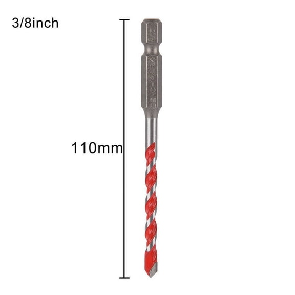 Hex Shank Carbide Drill Bits For Masonry Concrete For Glass And Plastic Use