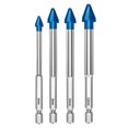 Octagonal Carbide Bit Hex Shank Carbide Eccentric Drill Bit, Four-Edge Cutting for Efficient ...
