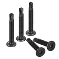 thumbnail image 1 of Hex Socket Self Tapping Screws, 1/4 x 1-5/8" 410 Stainless Steel Sheet Metal Drilling Screw, Black, 50 Pack, 1 of 5