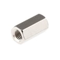 thumbnail image 1 of Hex Standoff - Female-Female #8-32 x 1/4 (OD) x 7/8 (Length) Brass, Nickel Plating (QUANTITY: 500), 1 of 1