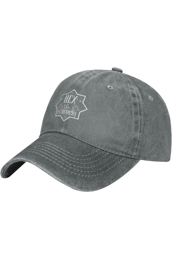 Hex The Patriarchy Smach Patriarchy Baseball Cap Adjustable Classic Dad Hat for Men Women,Black