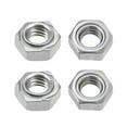 thumbnail image 1 of Hex Weld Nuts,5/16-18 Carbon Steel with 3 Projections Machine Screw Gray 4 pcs, 1 of 3