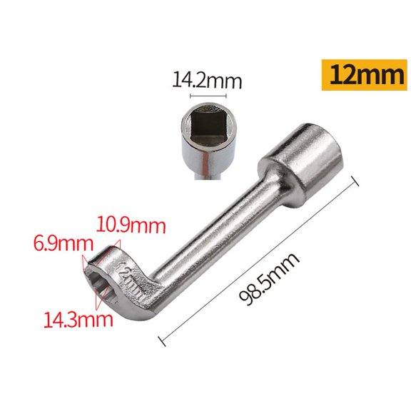 Hex wrench socket Diesel Fuel Injector Line Injection Socket Wrench Set Fuel Injection Pipe Socket Wrench for Car Repair