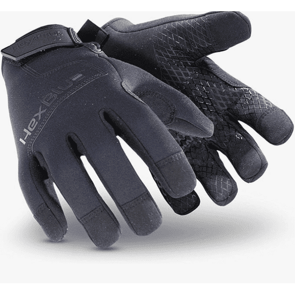 HexArmor 2135 ANSI A6 Cut and Needlestick Resistant Safety Work Gloves Blue/Black X-Large 1 Pair