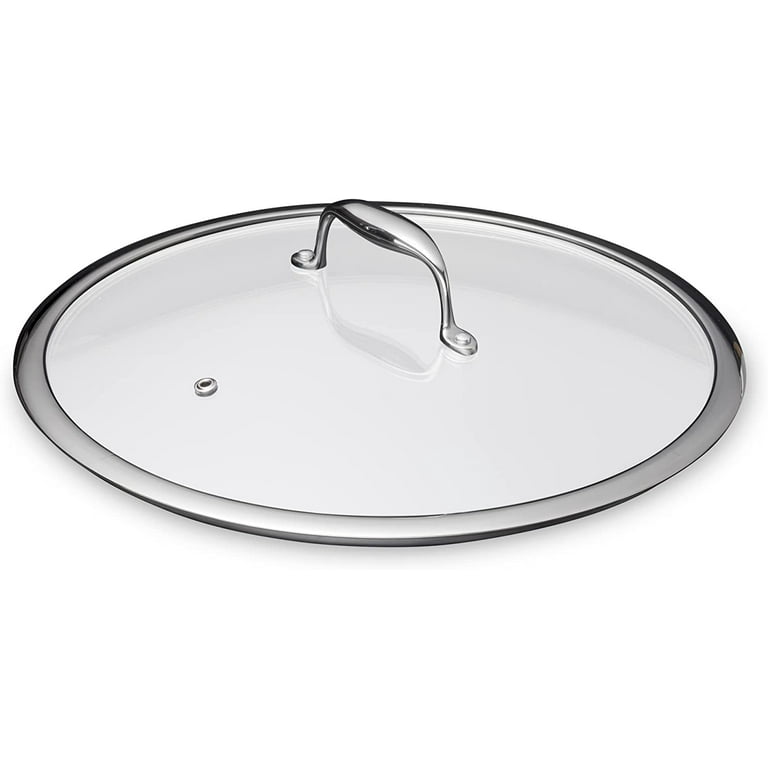 Hexclad 12-inch 30cm Lid Stainless Steel Tempered Glass Commercial Hybrid  for sale online