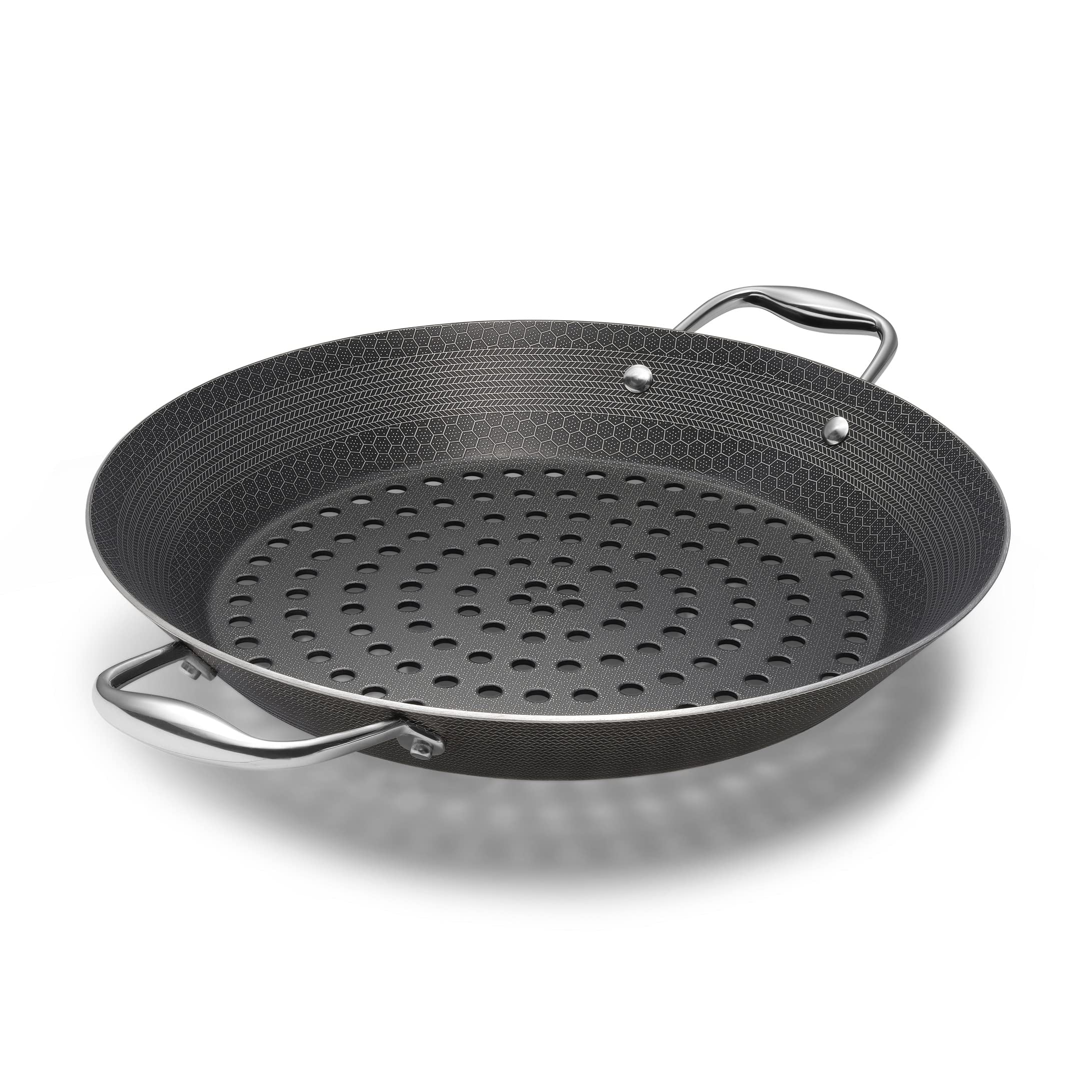 HEXCLAD hexclad 12 inch hybrid stainless steel griddle non stick