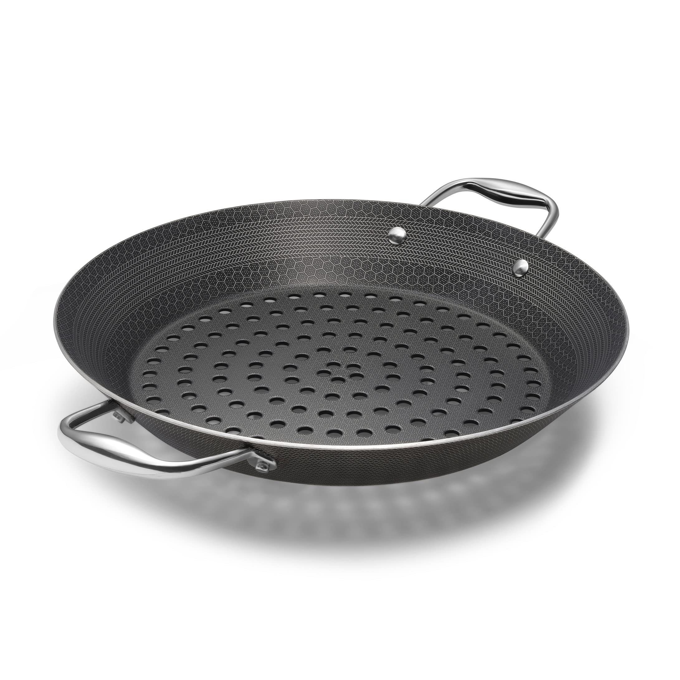 Onward Grill Pro 98170 8" X 2" X 17.5" Cast Iron Fajita Pan