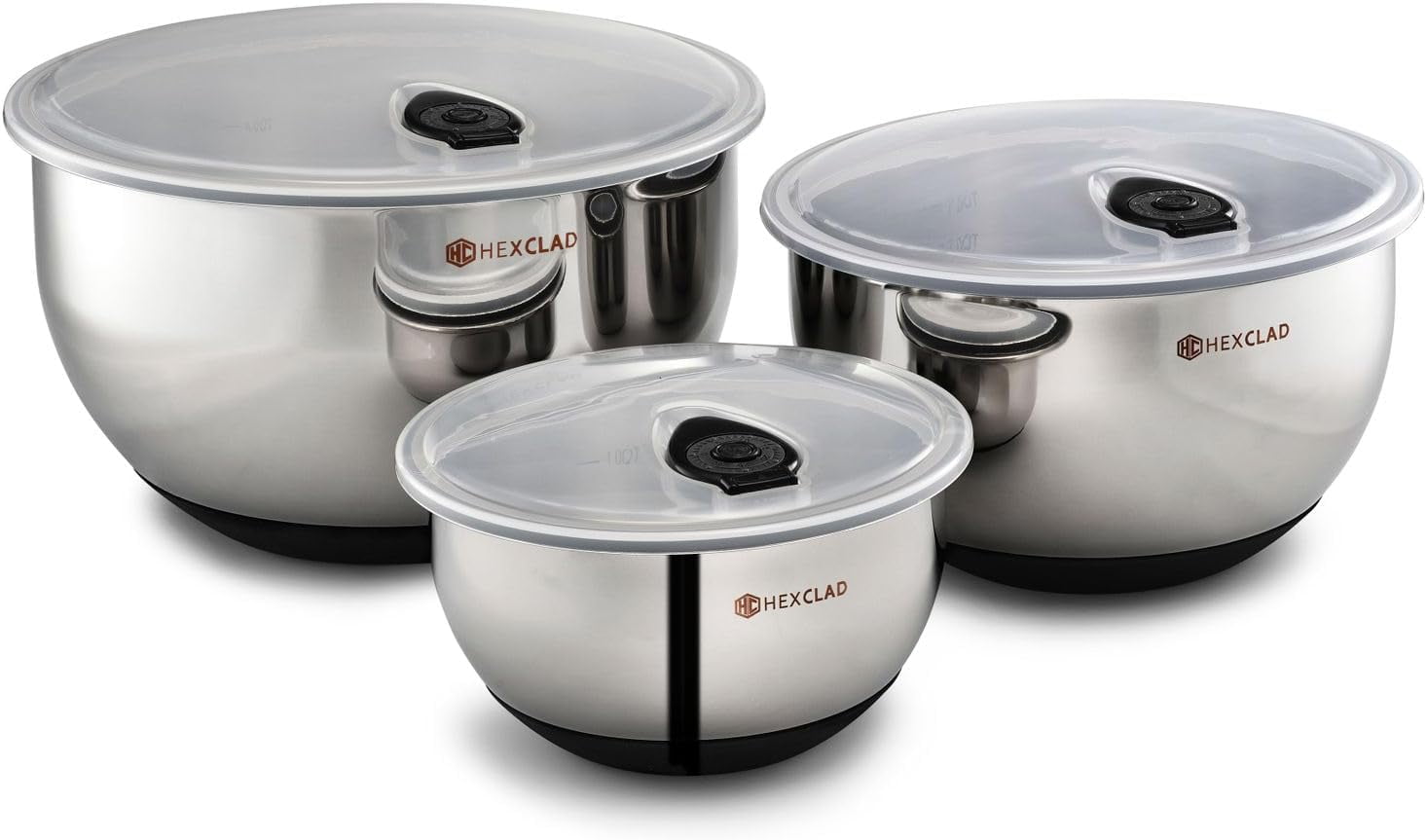 KitchenAid Set of 5 Mixing Bowls - Aqua Sky - 9755094