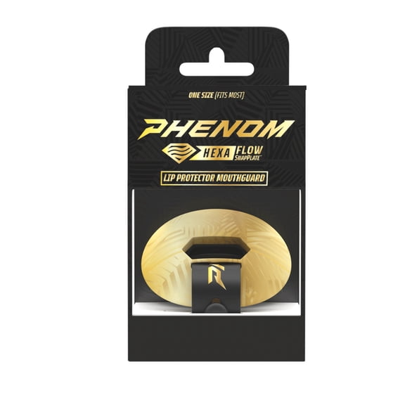 HexaFlow 4.0 SnapPlate Mouthguard - Black Gold Rush