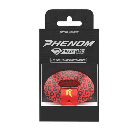 HexaFlow 4.0 SnapPlate Mouthguard - Red Leopard