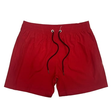 HexaHive Men's Loose Solid Color Quick - Drying Beach Shorts for Athleisure