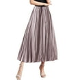 thumbnail image 1 of HexaHive Streamer Pleated A - Line Skirt - Slim Elastic High - Waist Loose Swing Skirt, 1 of 7