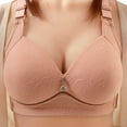 thumbnail image 1 of HexaHive Women's Large Size Comfortable Breathable Breast Collection Smooth Bra - Supportive, 1 of 4