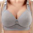 thumbnail image 1 of HexaHive Women's Large Size Comfortable Breathable Breast Collection Smooth Bra - Supportive, 1 of 4