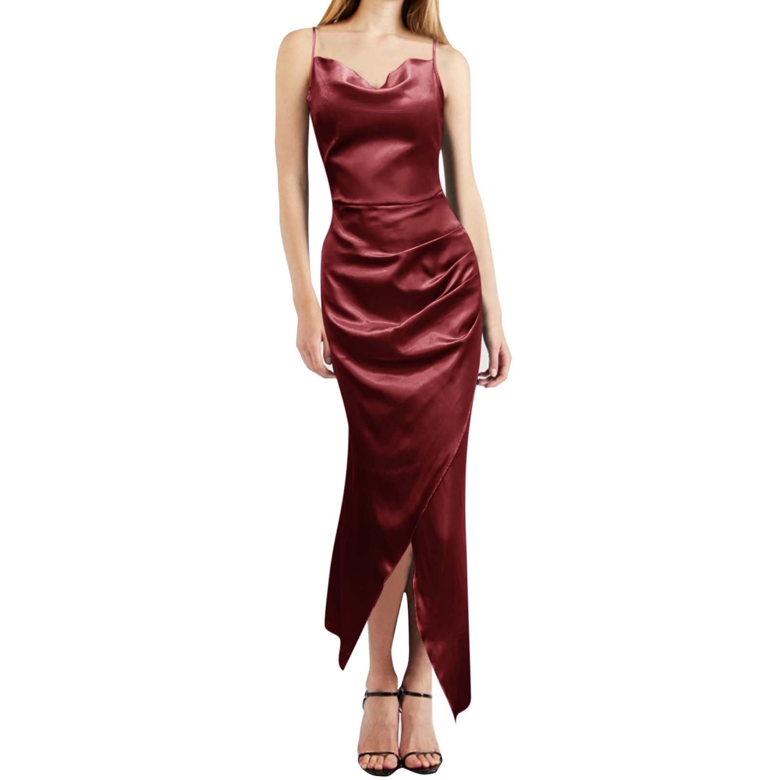 Women's Sexy Hollow Backless Suspender Dress