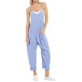 thumbnail image 1 of HexaHive Women's Summer European - Style Jumpsuit with Large Pockets and Suspenders, 1 of 5
