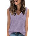 thumbnail image 1 of HexaHive Women's V - Neck Sleeveless Sweater Vest - Spring and Summer Casual Wear, 1 of 5