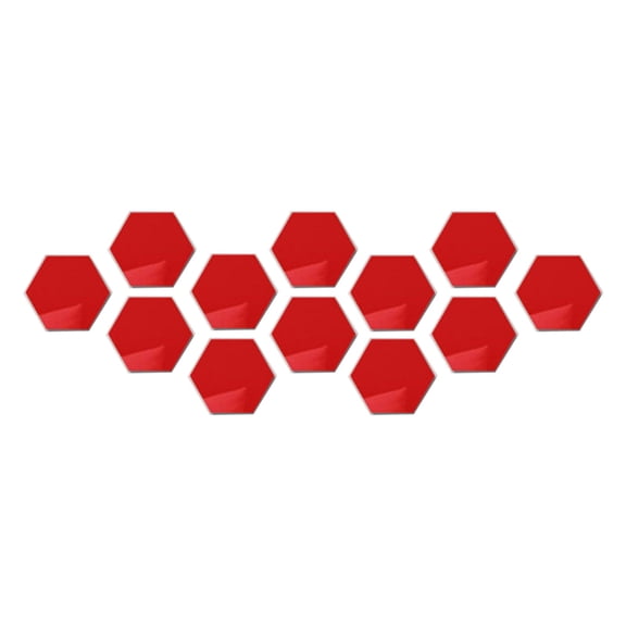 ‌‌Hexagon Acrylic Mirror Wall Decor, DIY Self-Adhesive 3D Hexagon Acrylic Mirror Wall Stickers, Modern Geometric Wall Art for Home Decor, Bedroom Living Room Wall Decoration‌
