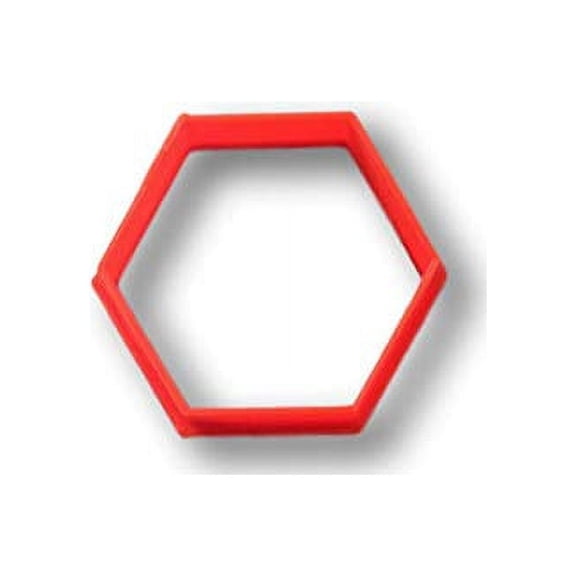 Hexagon Cookie Cutter (4 Inch)- Fast Shipping - Sharp Edges - Exceptional Quality